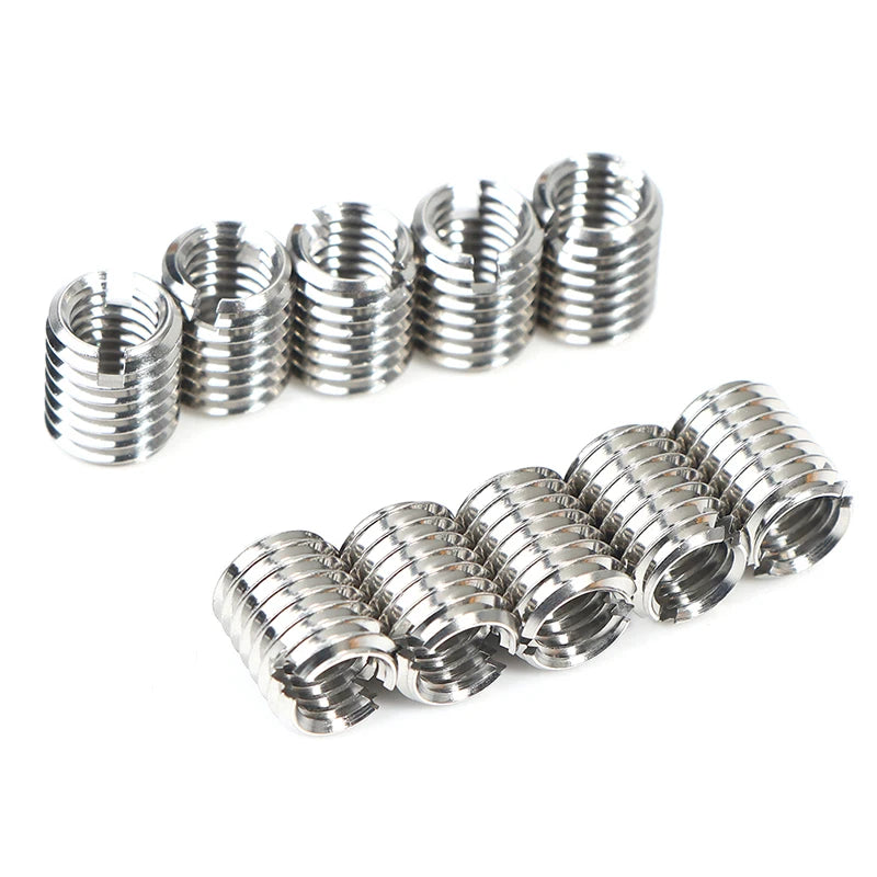 10PCS Stainless Steel Thread Adapters Convert M8 8mm Male To M6 6mm Female Qme