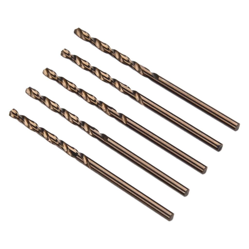5pcs M35 Cobalt Drill Bit Set 1mm 1.5mm 2mm 2.5mm 3mm 3.5mm 4mm Drill Bits For Stainless Steel Hard Metal Wood Hole Cutter Qme
