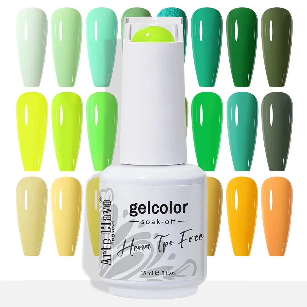 Arte Clavo HEMA TPO Soak Off UV LED Nail Gel Polish 108 Colors Qme