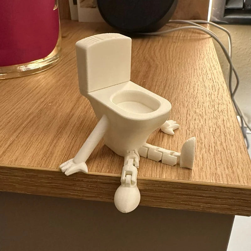 Home Office Desktop Decor 3D Printed Chocolate Sculptures Movable Qme