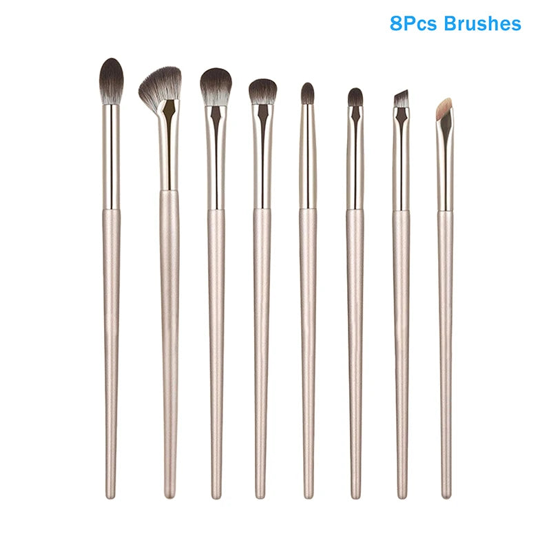Eye Makeup Smudge Undercover Eyeliner Detail Small Brushes Soft Qme 8Pcs