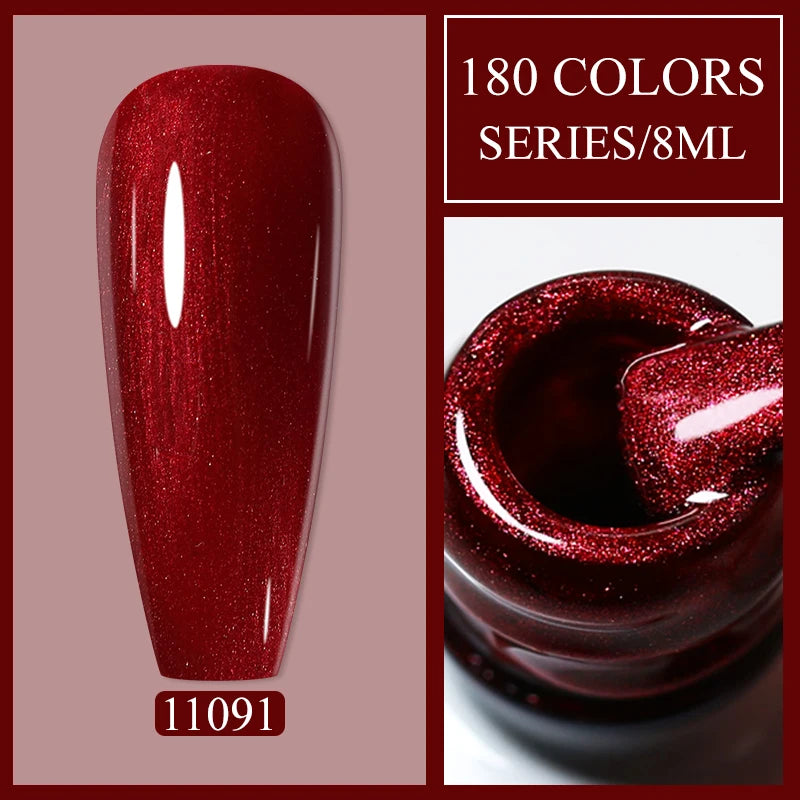 Arte Clavo Glitter UV Gel Nail Polish Sequin Series Colorful Soak Off
