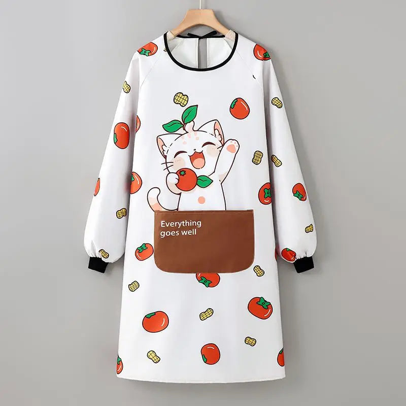 Hello Kitty Fashionable Apron Kitchen Home Use Grease Qme 7