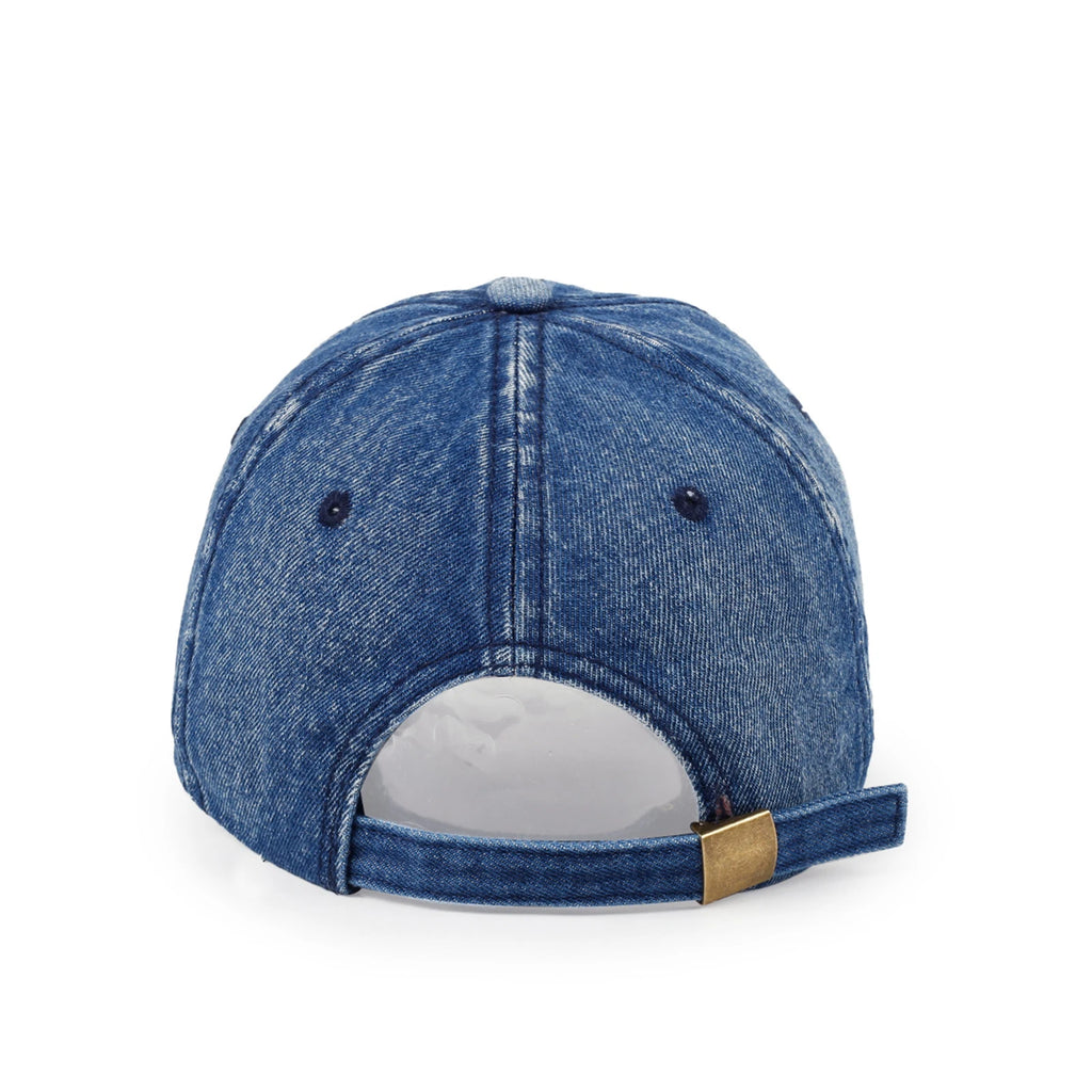 Chic Streetwear Baseball Cap Hole Breaking Vintage Visor Casual and Versatile Caps Fashionable Hats for Men and Women Qme