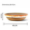 B Corrugated Cat Scratching Post with Catnip Wear-resistant Scratch-resistant Cat Bed Scratcher Sofa Protector Cats Furniture Qme Large bowl shaped