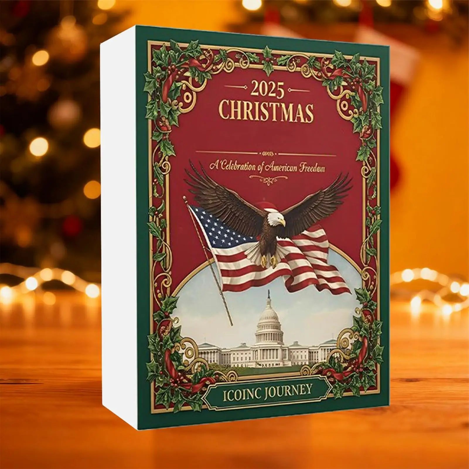 Advent Ornament Calendar 2025 24-Day 2d Pendant Christmas National Qme