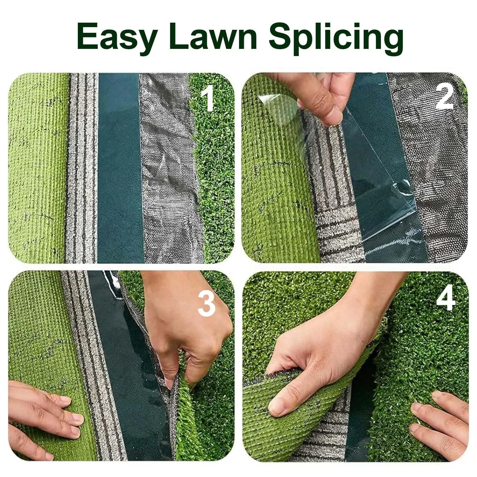 Double Side Artificial Turf Seam Tape Self-Adhesive Tape Jointing Tape High Viscosity Wear Resistant Lawn Greening Cloth Tape Qme