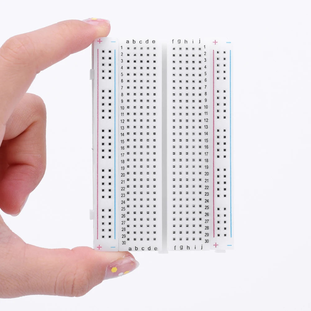 DIY Mini Bread Board Spliceable Universal Test Protoboard 400 Tie Points Solderless PCB Breadboard for Bus Test Circuit Board Qme