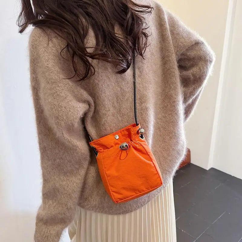 Nylon Bag Korean Fashion Canvas Crossbody Shoulder Sling Lightweight Qme 003