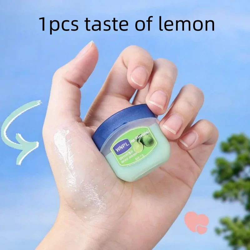 1/4/8pcs mix flavors Winter Lip Balm Whitening Moisturizing Base Natural Plant Base Moisturizing Crack Lip Care Jelly Qme taste of lemon 7g
