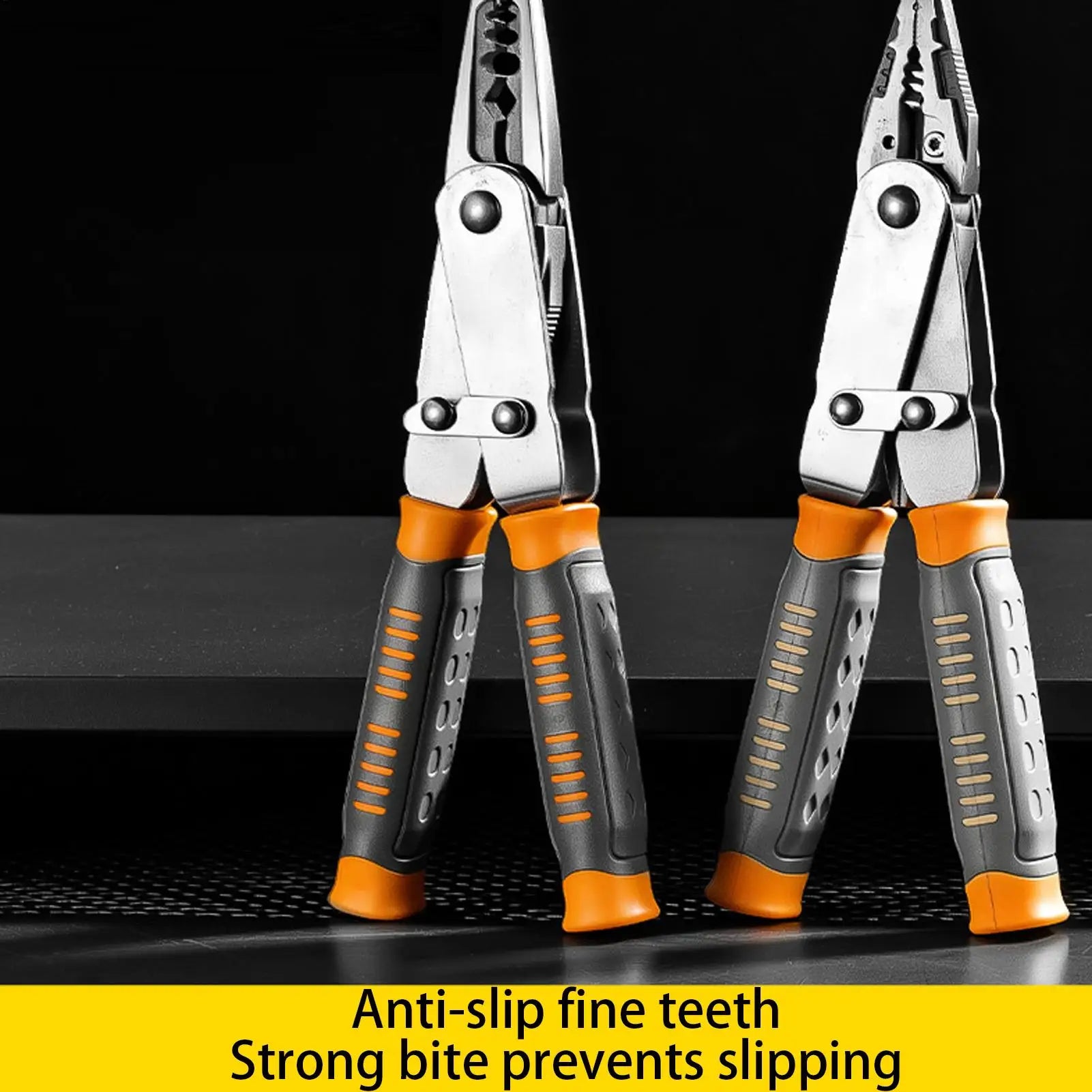 Electric Wire Stripper 2-in-1 Shears Tool Cutting Nipper Electrical Qme