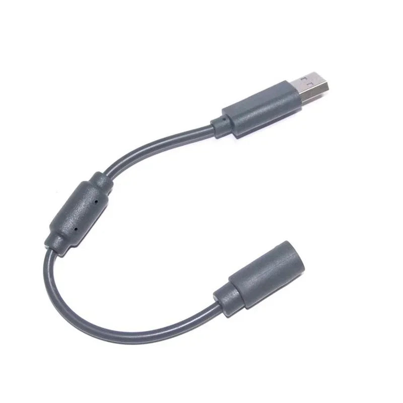 1pcs Lots USB Breakaway Extension Cable To PC Converter Adapter Cord for Microsoft Xbox 360 Wired Controller Gamepad Qme