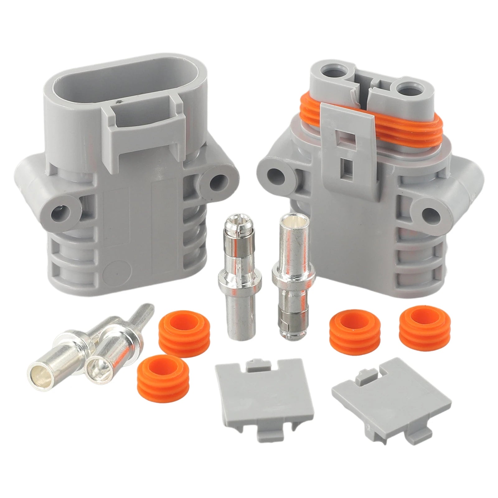 50 Amp 600V 6 AWG Grey Forklift Cable Power Connectors Plug Solar Panel Wire Connector Envio Gratis Kway Qme 1