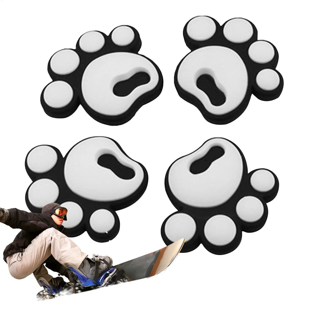 NEW Snowboard Stomp Pad Self-Adhesive Snowboard Foot Pad 4pcs Snowboard Anti-slip Stickers Snowboard Pads Foot Pads Qme
