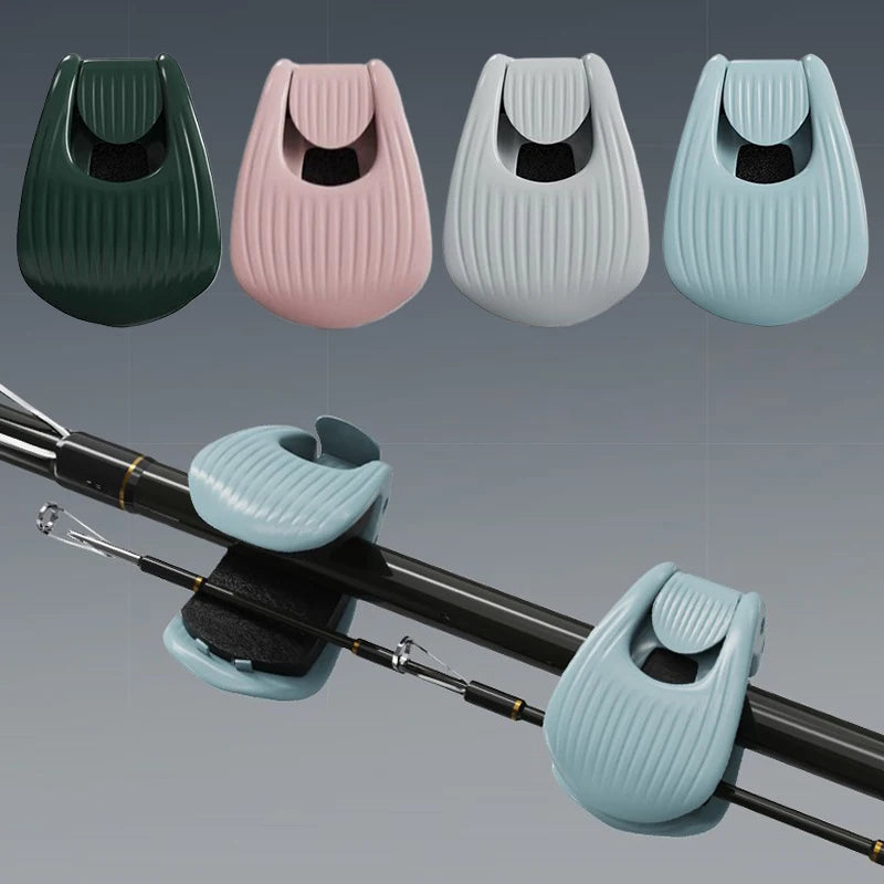 1 2 Fishing Rod Holder Fixer Clip Portable Lure Bundling Clamp Beach Qme