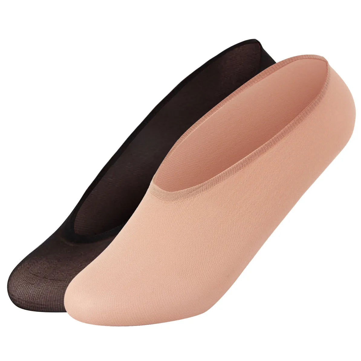 Black Deep Beige10 Pairs/Set Women No Show Socks Silky Velvet Ultra Low Cut Non-Slip Thin Liner Socks Hidden Socks Qme