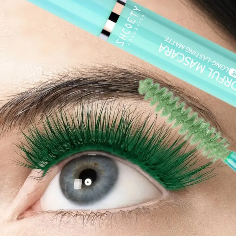 Colorful Mascara Waterproof Non-smudged Slender Thick Curly Christmas Qme