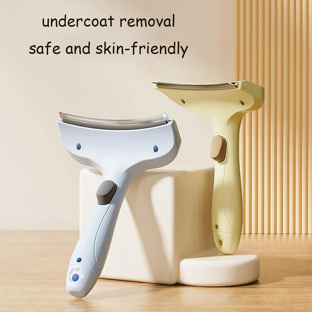 Professional Curved Pet Grooming Comb Universal Deshedding Brush Dogs Qme