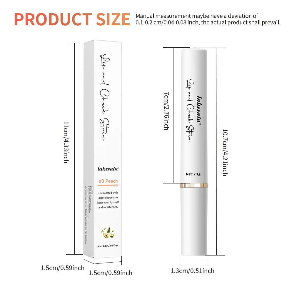 Lipstick Ph Color-changing Lip Cheek Dual-use Moisturizing Hydrating Qme
