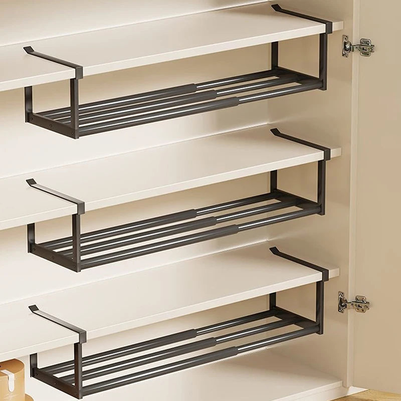 Adjustable Shoe Rack Space-saving Layered Organizer Home Cabinets Qme