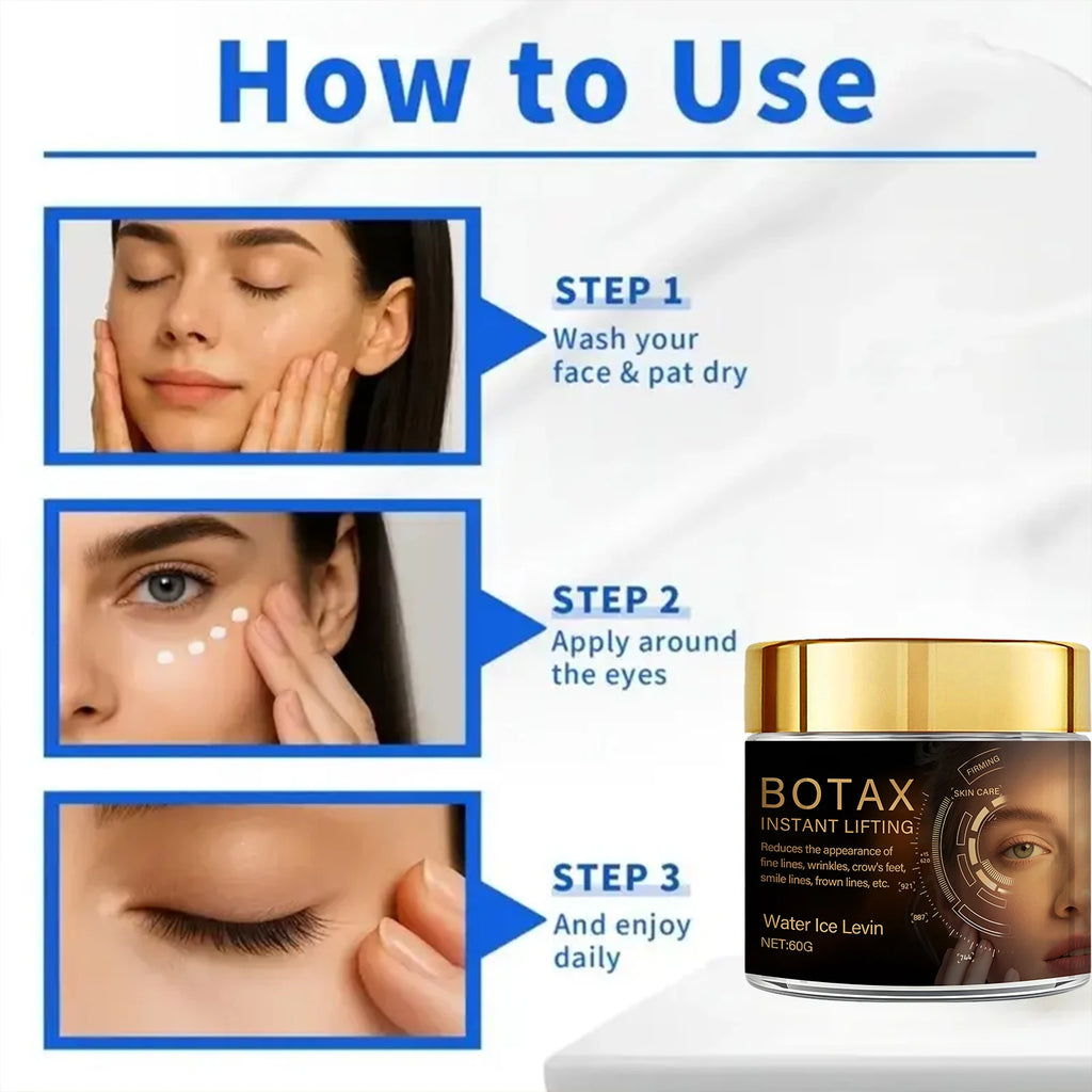 Botax Instant Lifting Firming Cream with Retinol, Hyaluronic Acid & Collagen for Fine Lines & Wrinkles. Qme