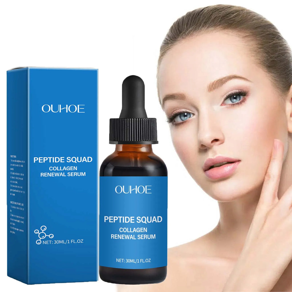 Collagen Polypeptide Essence Fade Fine Lines Lifting Firming Moisturizing Skin Care Tightening Skin Nourishing Facial Serum Qme