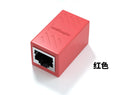 10pcs Standard Rj45 Connector Cat7 Cat6 Cat5e Double Socket Adapter Cat 6 8p8c Network Extender Rg Rj 45 Rg45 Ethernet Cable Qme Red