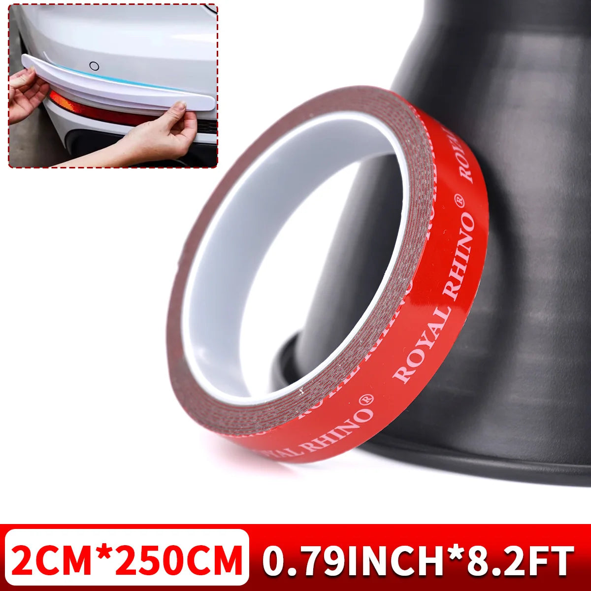 Double Sided Tape Waterproof Acrylic Foam Thicken Adhesive Tapes Heavy Duty Mounting Traceless Stickers Home Car Qme 20mmx250cm