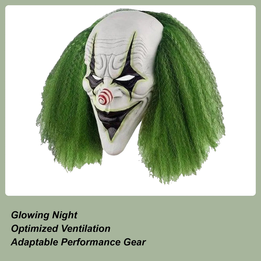 Horror Masque Clown Glow-in-the-dark Halloween Face Covering Cover Qme China Mainland