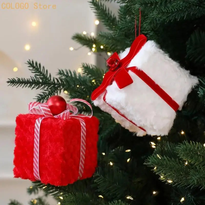 Soft Velvety Christmas Tree Decors Holiday Hanging Ornament Qme
