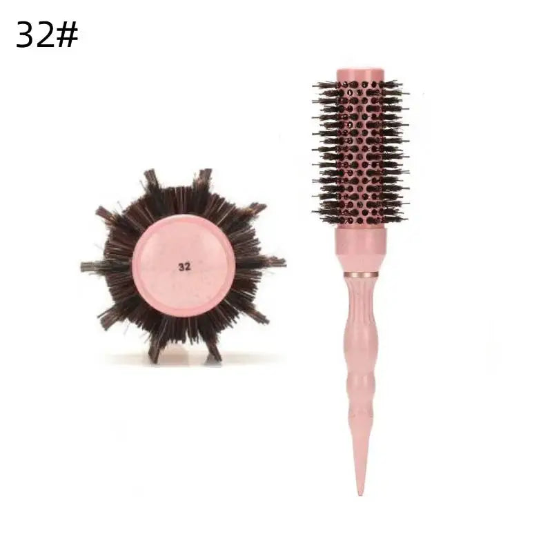 Curl Defining Barrel Salon Home Styling Gute Boar Nylon Roller Brush Qme 32