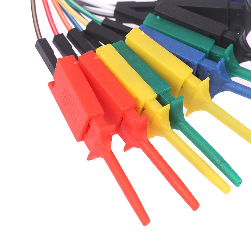 Logic Analyzer Cable Chips Pins Connecting Testing Gripper Probe Test Qme