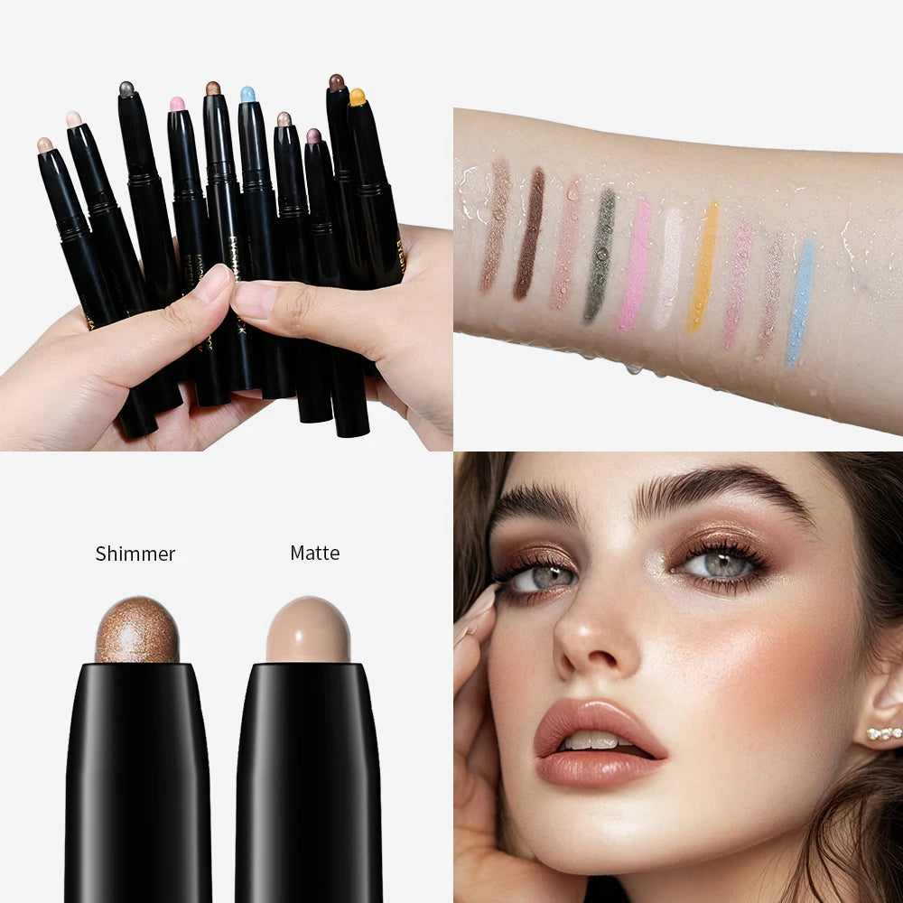 Cream Eyeshadow Stick Gradient Easy Apply Create Perfect Look One Qme