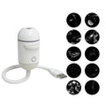 2-in-1 Galaxy Projector Night Light With Slides Starry Night Light Dual Mode USB Starry Atmosphere Light For Bedroom Sleep Decor Qme Style I