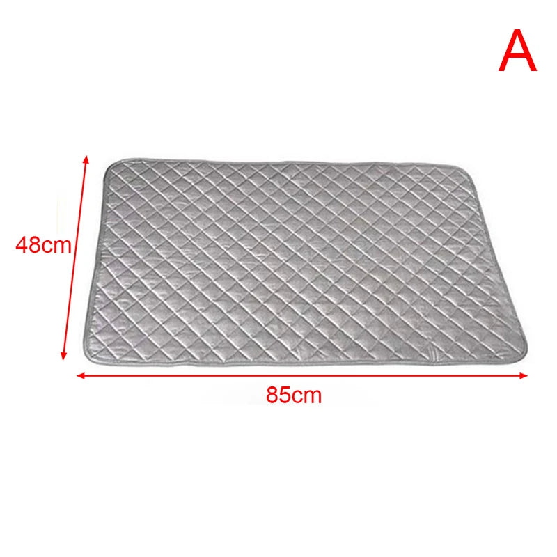 Ironing Mat Laundry Pad Washer Dryer Cover Board Heat Resistant Qme 48x85cm