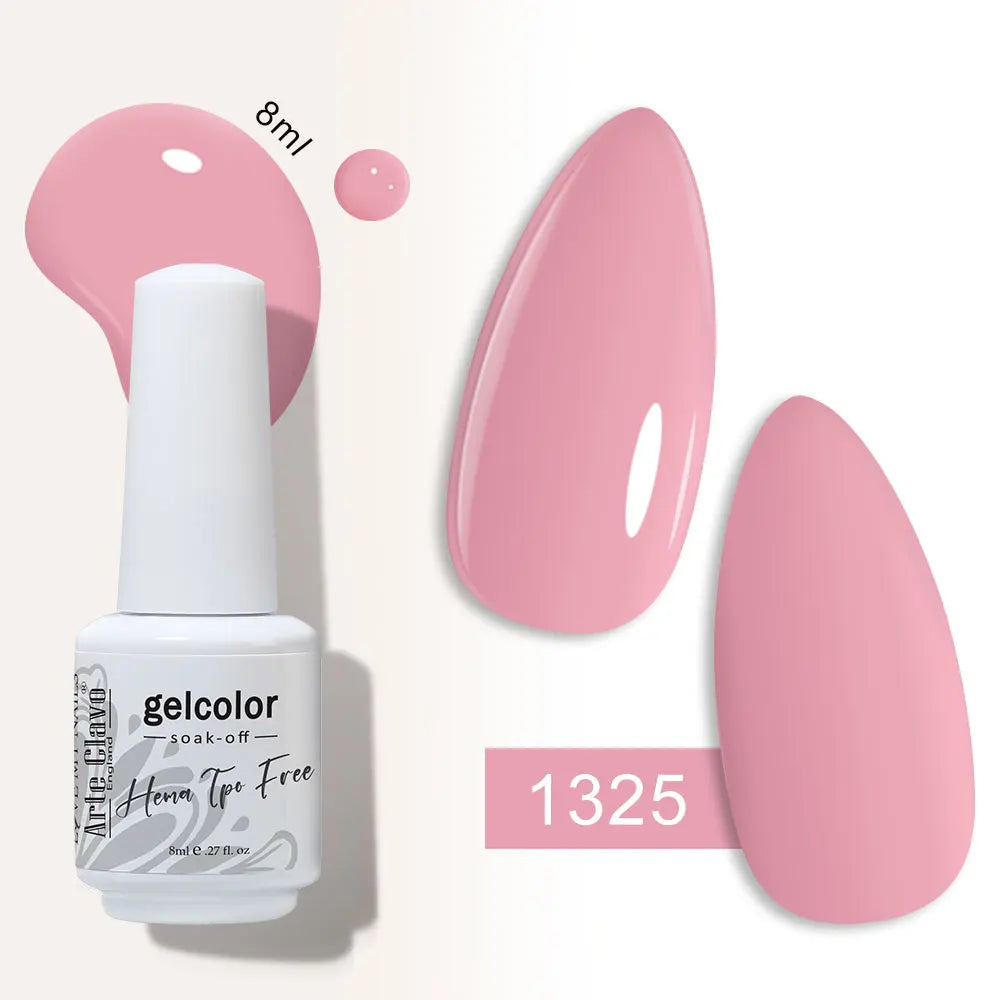 Arte Clavo Semi-permanent Gel Nail Varnish 180 Colors Semipermanent