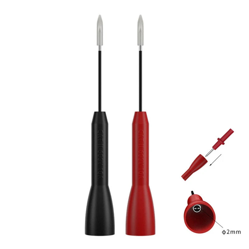 Insulation Piercing Needle Pin Non Destructive Multimeter Test Probe Qme