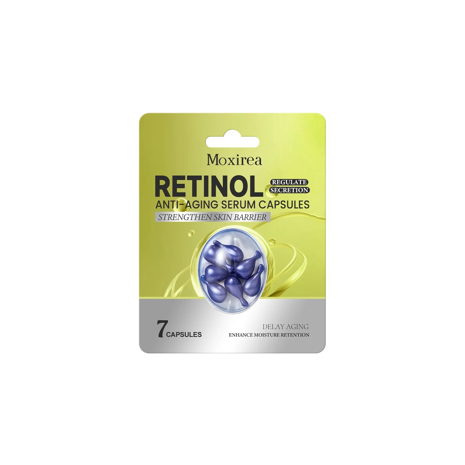 Retinol Serum Reduce Melanin Anti Aging Fade Fine Line Improve Barrier Repair Skin Moisturizing Nourishing Face Essence Capsule Qme 1 Boxed