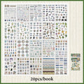 Embroidered-Look Cute Pets Sticker Book, Healing Story-Based Creative Supply, Stress-Relief Decor Material, Student Creators Qme B