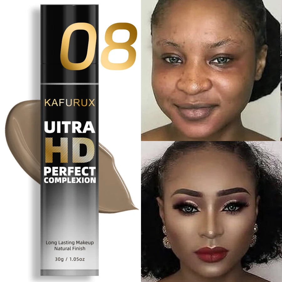 8-Color Face Foundation Cream Oil-control Matte Concealer Waterproof Qme 08