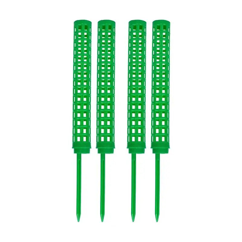 2 4 Monstera Plants Water Moss Poles Plastic Plant Stakes Indoor Qme 4pcs Green