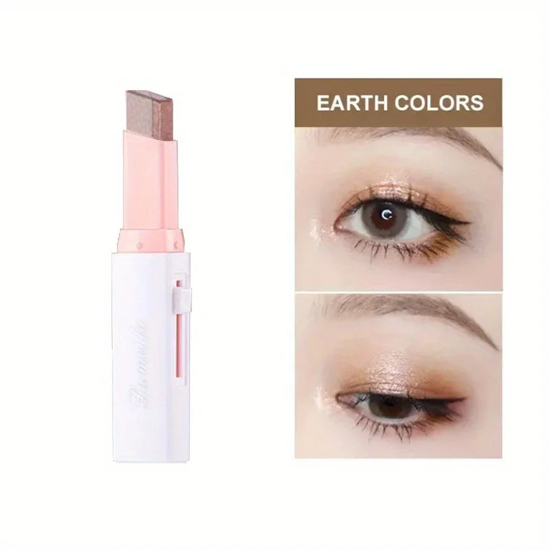 Two Color Gradient Eye Shadow Stick Three Dimensional Natural Without Taking Off Makeup Qme 04