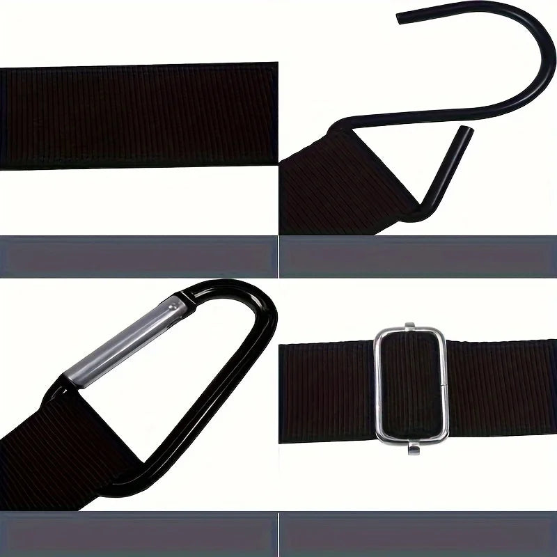 2pcs wind proof belts for car cover - adjustable safety protection, wind proof fixation, durability, weather resistance, Qme
