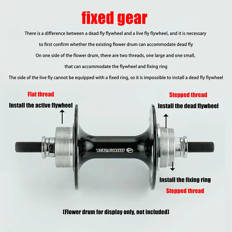 13T 14T 15T 16T 17T 18T Fixed Gear 1 Speed Bicycle Wheel Cogs Qme