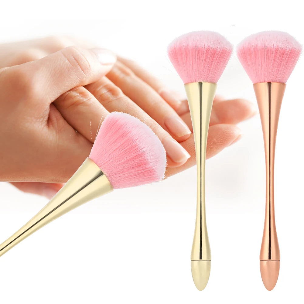 Manicure Brush Powder Dust Brush Nail Dust Brush Nail Dust Brush Powder Dust Remover Nail Art Manicure Tool Large Size Qme