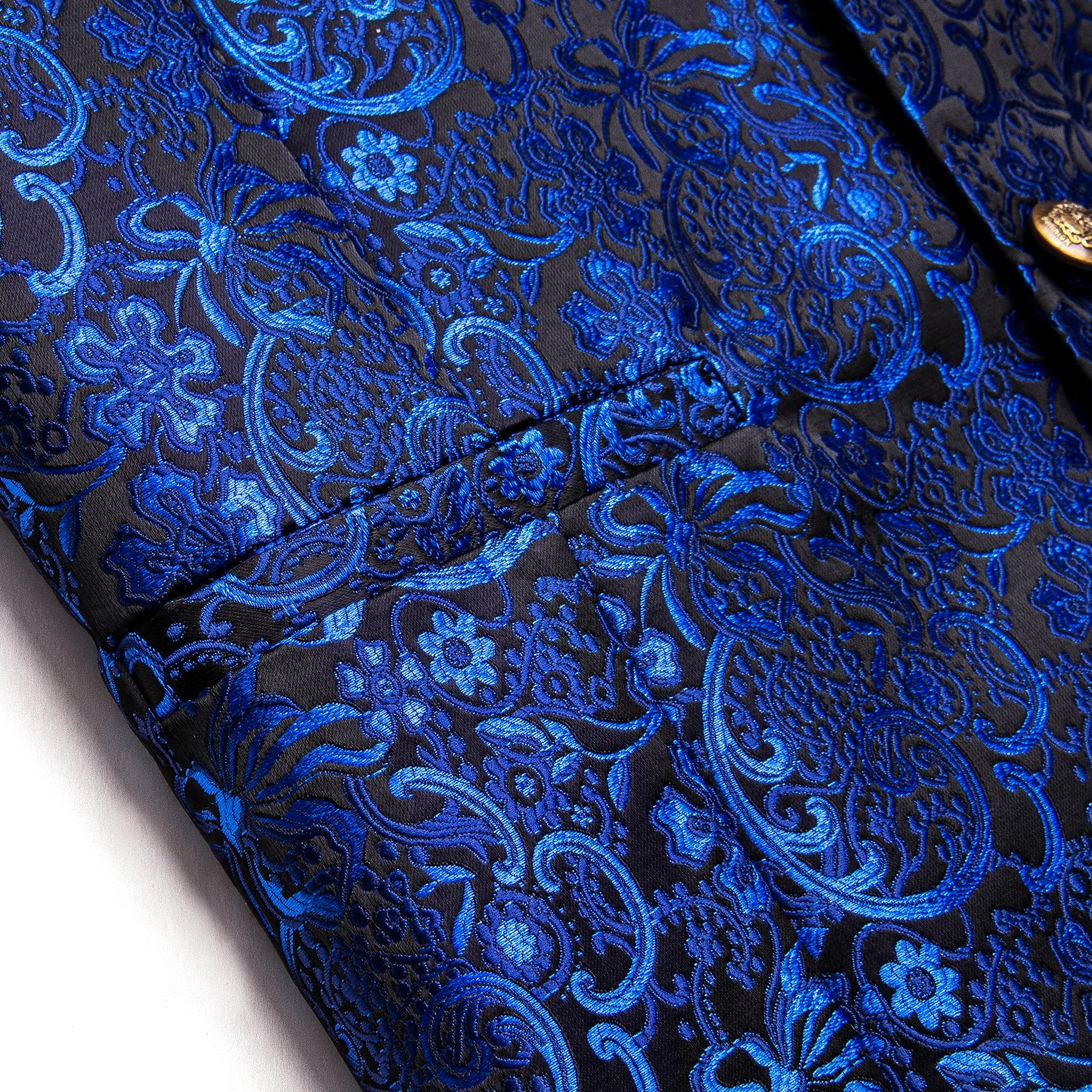 Mens Royal Red Floral Suit Vest Tie Hanky Cufflinks Set Paisley Waistcoat Necktie for Male Wedding Busniess Qme
