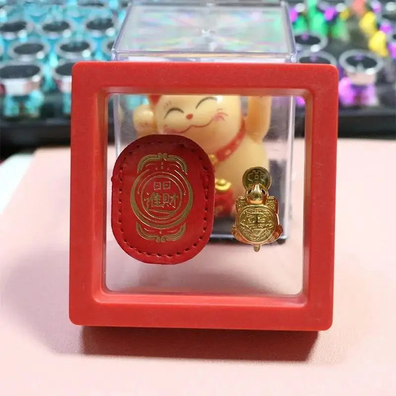 Fengshui Lucky Turtle Wallet Charm Money-biting Turtleornaments Decor Qme