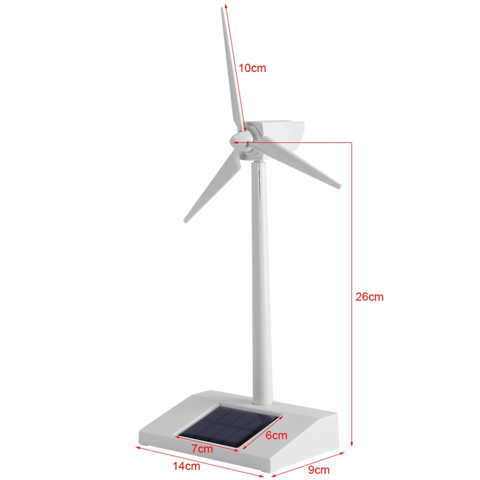 Home Decor Mini Solar Energy Wind Mill Kids Children Science Teaching Tool Home Decoration Wind Mill Solar Wind Qme