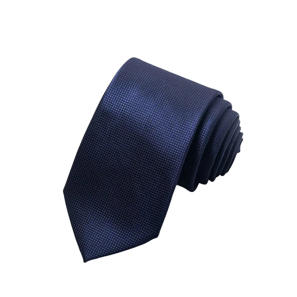Novelty Microfibre Necktie Soft Imitation Silk Ties for Men Business Meeting Gravatas Formal Fashionable Party Wedding Tie Qme