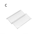 Clear Plastic Expandable Spice Rack Organizer Tilted Design Kitchen Qme C
